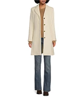 Lauren Ralph Lauren Single Breasted Wool Blend Fit and Flare Coat