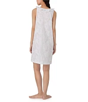 Lauren Ralph Lauren Sleeveless Flutter V-Neck Short Nightgown