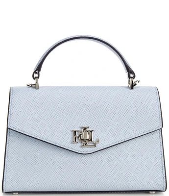Lauren Ralph Lauren Small Farrah Leather Satchel Bag