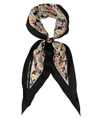 Lauren Ralph Lauren Small Floral Diamond Scarf
