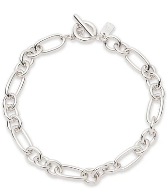 Lauren Ralph Lauren Sterling Silver Link Flex Line Chain Bracelet