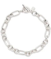 Lauren Ralph Lauren Sterling Silver Link Flex Line Chain Bracelet