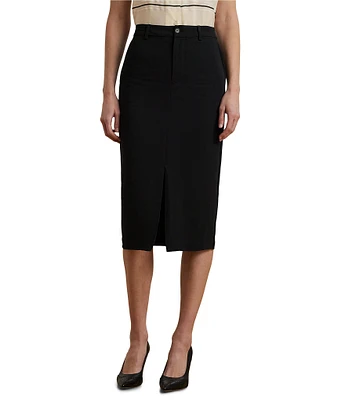 Lauren Ralph Lauren Stretch Cady Pencil Skirt