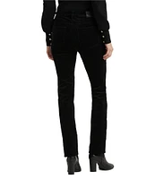 Lauren Ralph Lauren Stretch Corduroy Mid Rise Straight Pants