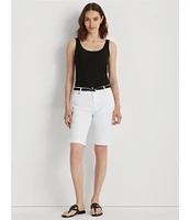 Lauren Ralph Lauren Stretch Cotton Shorts