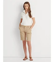 Lauren Ralph Lauren Stretch Cotton Shorts