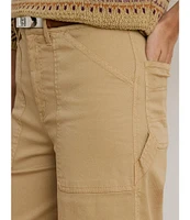 Lauren Ralph Lauren Stretch Cotton Chino Wide-Leg Cropped Pants