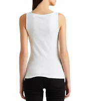 Lauren Ralph Lauren Stretch Cotton Tank Top