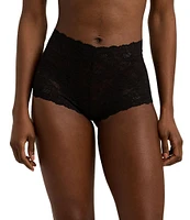 Lauren Ralph Lauren Stretch-Lace High-Rise Boy Short