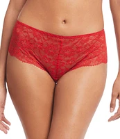 Lauren Ralph Lauren Stretch Lace Moderate Coverage Cheeky Hipster Panty