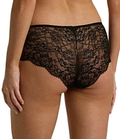 Lauren Ralph Lauren Stretch Lace Moderate Coverage Cheeky Hipster Panty