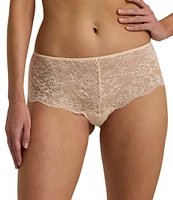 Lauren Ralph Lauren Stretch Lace Moderate Coverage Cheeky Hipster Panty