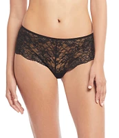 Lauren Ralph Lauren Stretch Lace Sequin Moderate Coverage Cheeky Hipster Panty