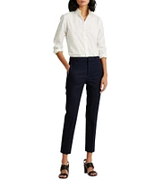 Lauren Ralph Lauren Stretch Mid Rise Skinny Pants