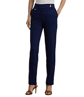 Lauren Ralph Lauren Stretch Ponte High-Rise Tapered Pants