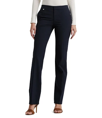 Lauren Ralph Lauren Stretch Woven Straight-Leg Pant