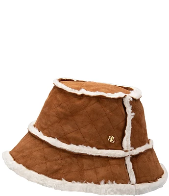 Lauren Ralph Lauren Suede Bucket Hat