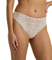 Lauren Ralph Lauren Stretch Lace Tanga Panty