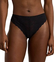 Lauren Ralph Lauren Stretch Lace Tanga Panty