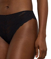 Lauren Ralph Lauren Stretch Lace Tanga Panty