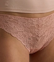 Lauren Ralph Lauren Stretch Lace Tanga Panty