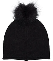 Lauren Ralph Lauren Textured Logo Beanie Hat