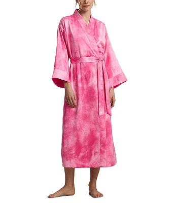 Lauren Ralph Lauren Tie Dye Print Kimono Long Robe
