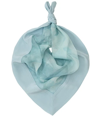 Lauren Ralph Lauren Tonal Watercolor Floral Square Scarf
