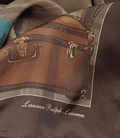 Lauren Ralph Lauren Traveler Conversational Silk Square Scarf