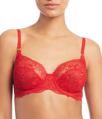 Lauren Ralph Lauren Unlined Full-Coverage Lace Bra