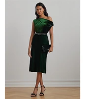 Lauren Ralph Lauren Velvet A-Line Skirt