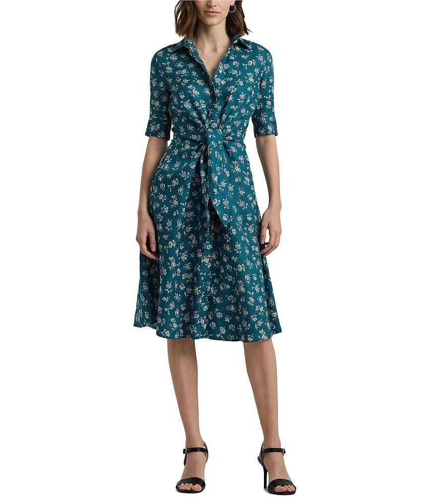 Lauren Ralph Lauren Ditzy Floral Knee Length Dress