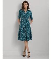 Lauren Ralph Lauren Ditzy Floral Knee Length Dress