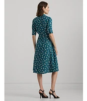 Lauren Ralph Lauren Ditzy Floral Knee Length Dress