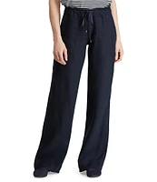 Lauren Ralph Lauren Wide Leg Linen Pants