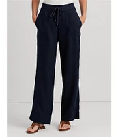 Lauren Ralph Lauren Wide Leg Linen Pants