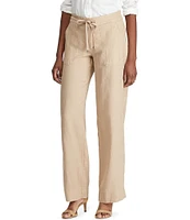 Lauren Ralph Lauren Wide Leg Linen Pants