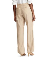 Lauren Ralph Lauren Wide Leg Linen Pants