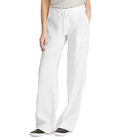 Lauren Ralph Lauren Wide Leg Linen Pants