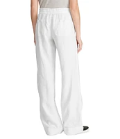 Lauren Ralph Lauren Wide Leg Linen Pants