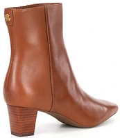 Lauren Ralph Lauren Willa Burnished Leather Booties