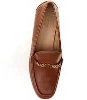 Lauren Ralph Lauren Winslet Burnished Leather Loafer Pumps