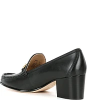 Lauren Ralph Lauren Winslet Burnished Leather Loafer Pumps