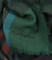 Lauren Ralph Lauren Woven Plaid Square Scarf