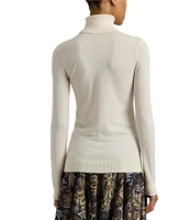 Lauren Ralph Lauren Silk-Blend Turtleneck Sweater