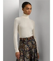 Lauren Ralph Lauren Silk-Blend Turtleneck Sweater