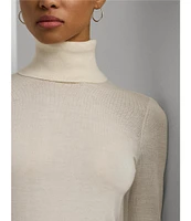 Lauren Ralph Lauren Silk-Blend Turtleneck Sweater