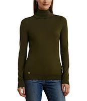 Lauren Ralph Lauren Silk-Blend Turtleneck Sweater