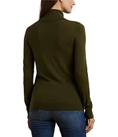 Lauren Ralph Lauren Silk-Blend Turtleneck Sweater