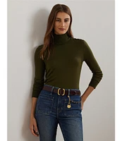 Lauren Ralph Lauren Silk-Blend Turtleneck Sweater